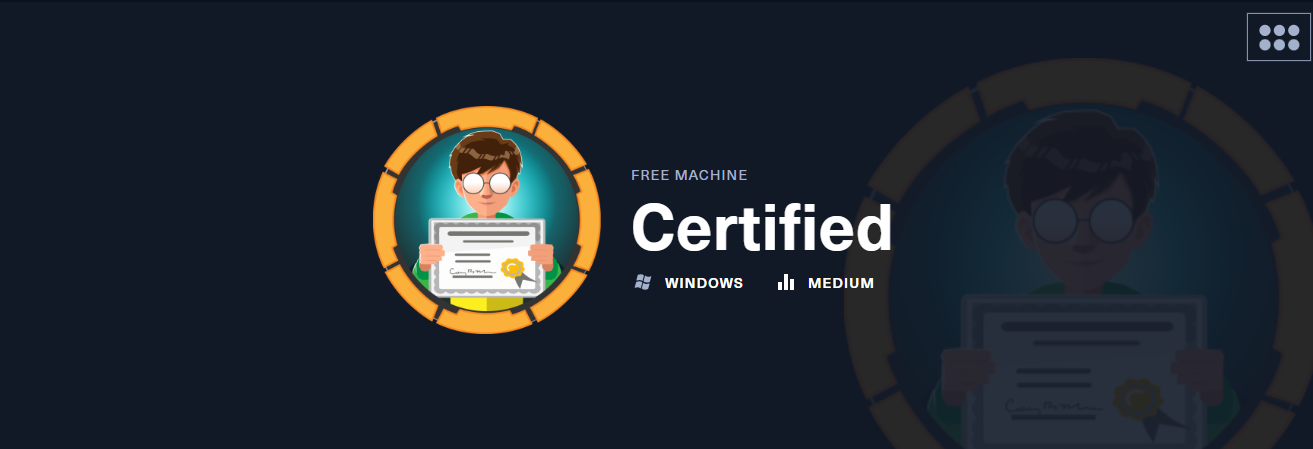 Certified Machine HackTheBox