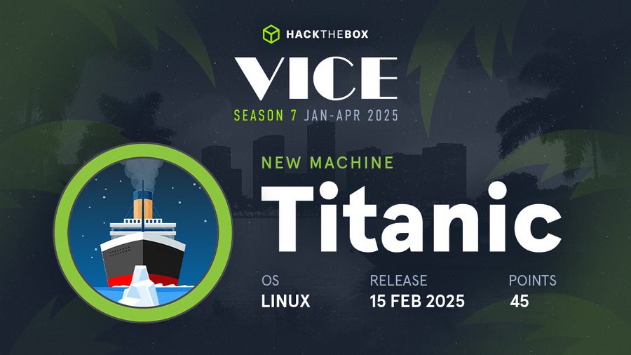 Titanic Machine HackTheBox